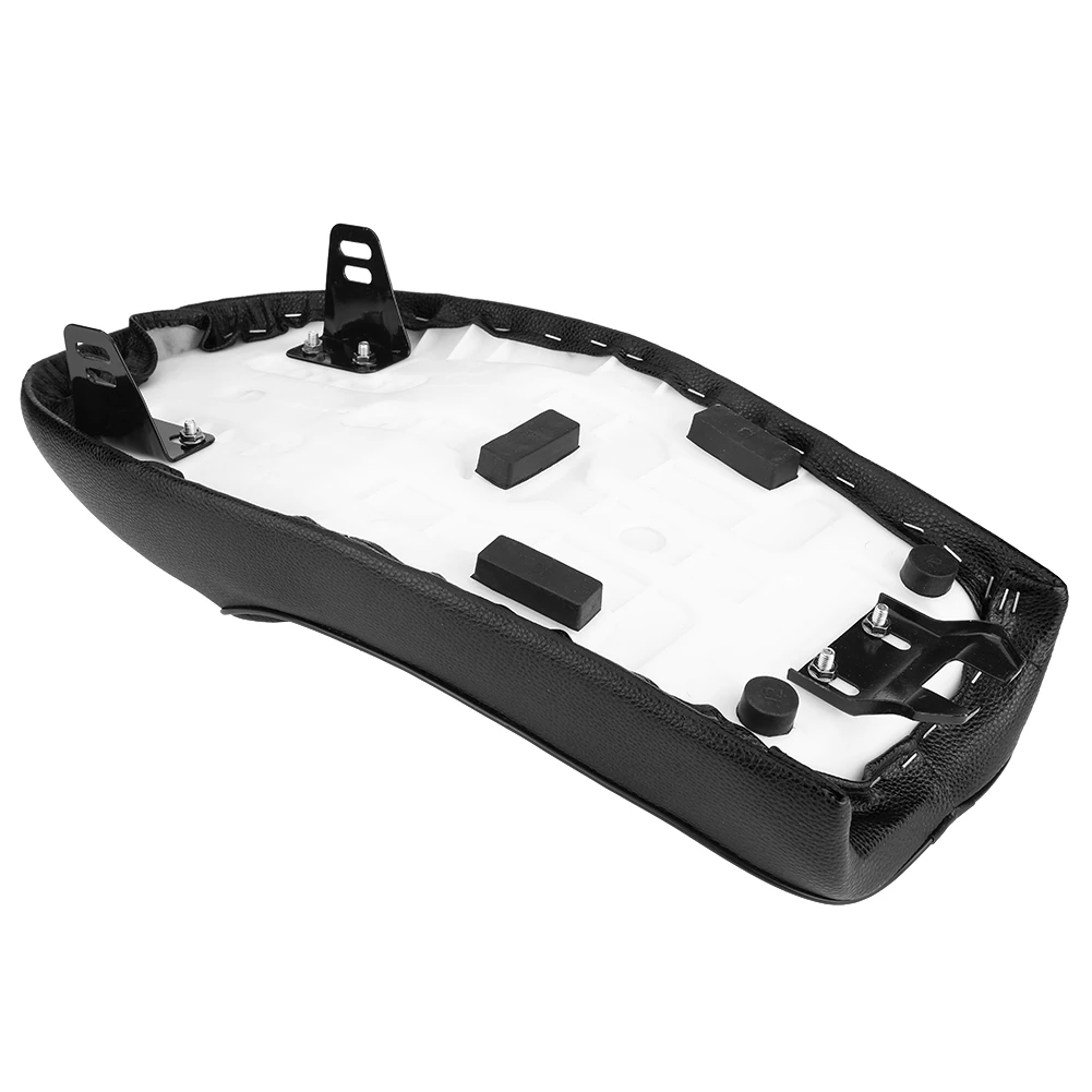Motorcycle Black PU Leather Vintage Seat Hump Saddle Cushion Fit for Honda CG125 Cafe Racer | Автомобили и мотоциклы