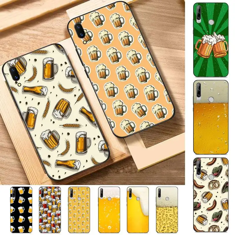

Beers Alcohol Phone Case for Huawei Y 6 9 7 5 8s prime 2019 2018 enjoy 7 plus
