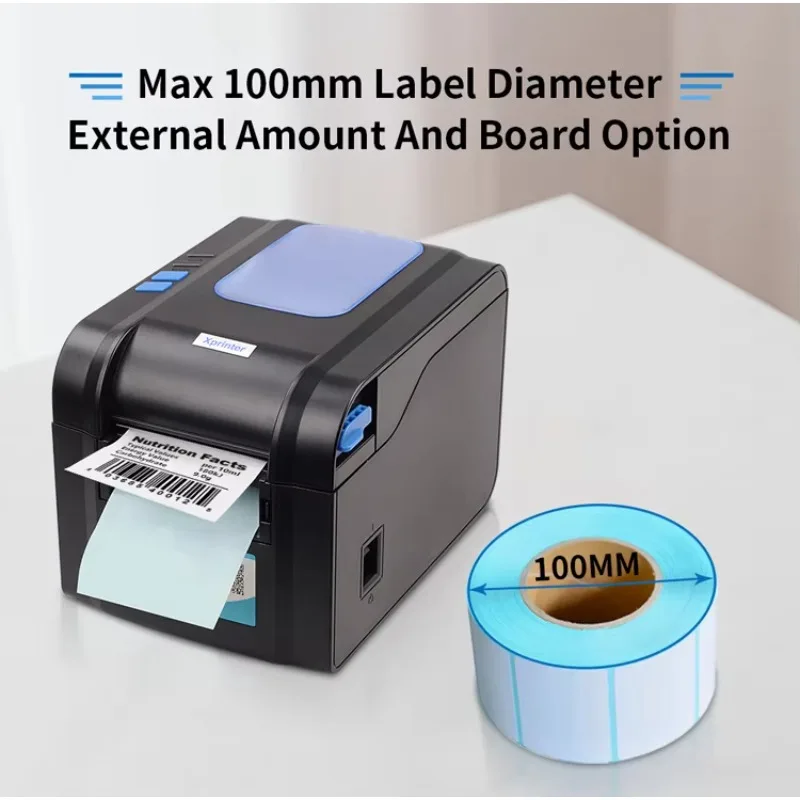 Фото Уникальный Xprinter XP-370B 3-дюймовый термопринтер 4x6 Машина для печати этикеток Принтер для малого бизнеса Овощечистка для этикеток Прямая китайская производительность №3