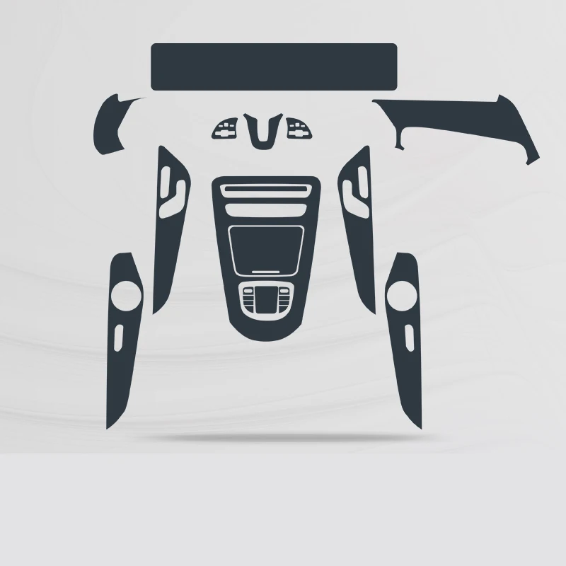 

TPU for Benz Mercedes EQC EQC400 EQC350 Transparent Protect Film Car Interior Sticker Central Control Panel Gear Door Air Panel