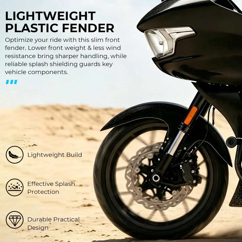 Для мотоциклов Harley Touring Street Glide Road Glide CVO ST FLTRXSE FLHXSE 23-26 годов выпуска, аксессуар: переднее крыло из АБС-пластика, 21 дюйм. (art.: 3920dcd46816d) - 3920dcd46816d