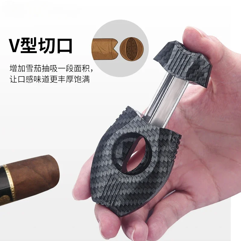 Портативные ножницы и для сигар с двойными краями вышитые стальные кубинские