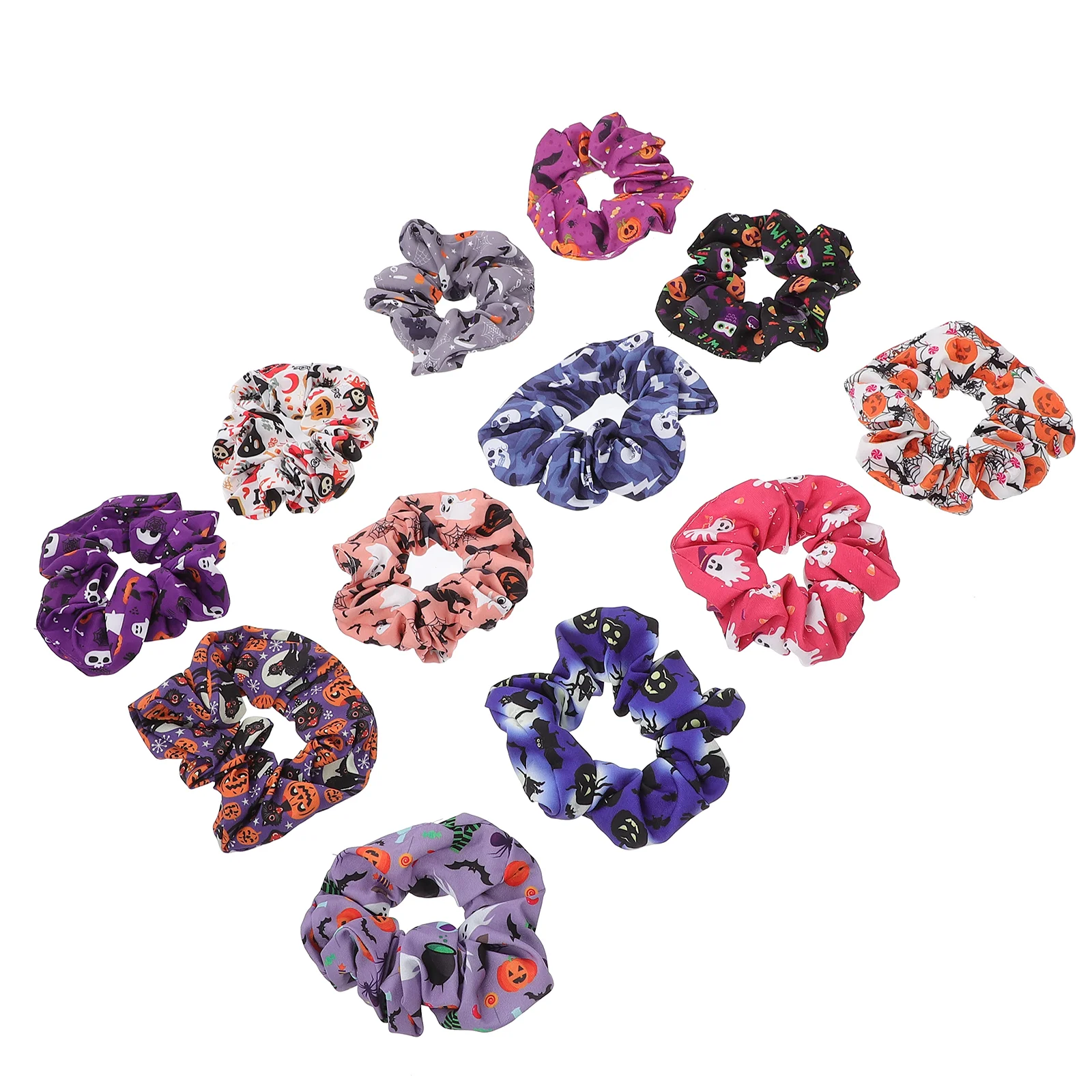 

12 Pcs Hair Ring Scrunchies Rope Halloween Scrunchy Band Jewels Women Ponytail Twine Accessories