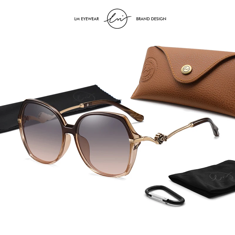 

Женские солнцезащитные очки с градиентными поляризационными линзами, UV400