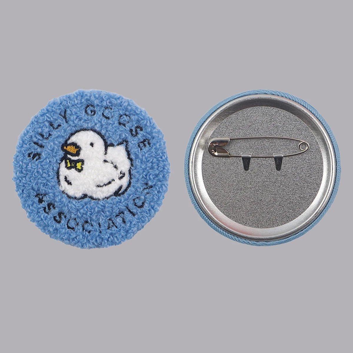 Шуточная гусиная жесть булавка кнопка брошь мультяшное забавное полотенце