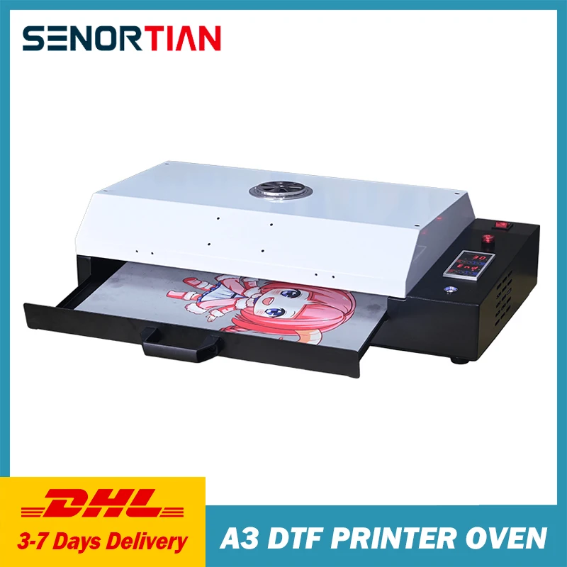 

SENORTIAN DTF Printer Oven Professional Hot Dryer A3 Film Size Heater Oven Heating Pads With Temperature Control Alarm Function