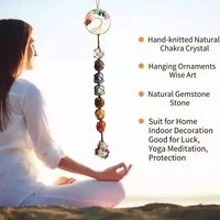 natural stone and crystals chakras lucky tree healing crystal feng shui hanging ornament wall ornament meditation accessories