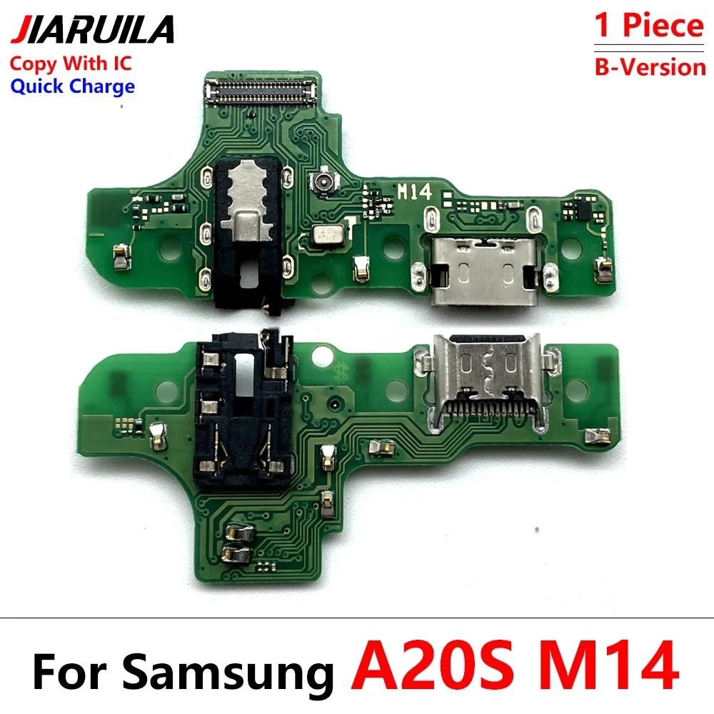 Фото Новый протестированный USB-порт для зарядки, разъем, кабель для Samsung A10S, A20S, A30S, A50S, A21S, A01, A03 Core, A02S №5