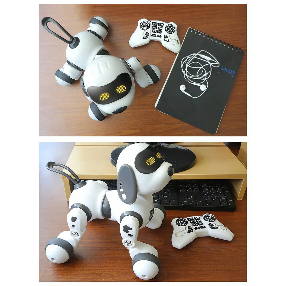 Intelligent robot dog children's electric toy dog Decatur boy intelligent remote control simulation walking toy gift enlarge