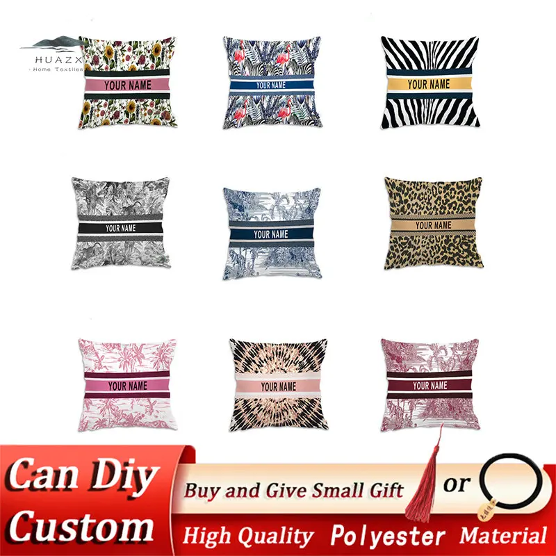 

Наволочка с именем на заказ, весна-лето, дизайнерские чехлы для диванных подушек с надписью, автомобильные чехлы на талию, свадебная наволочка для вечеринки, украшение для дома