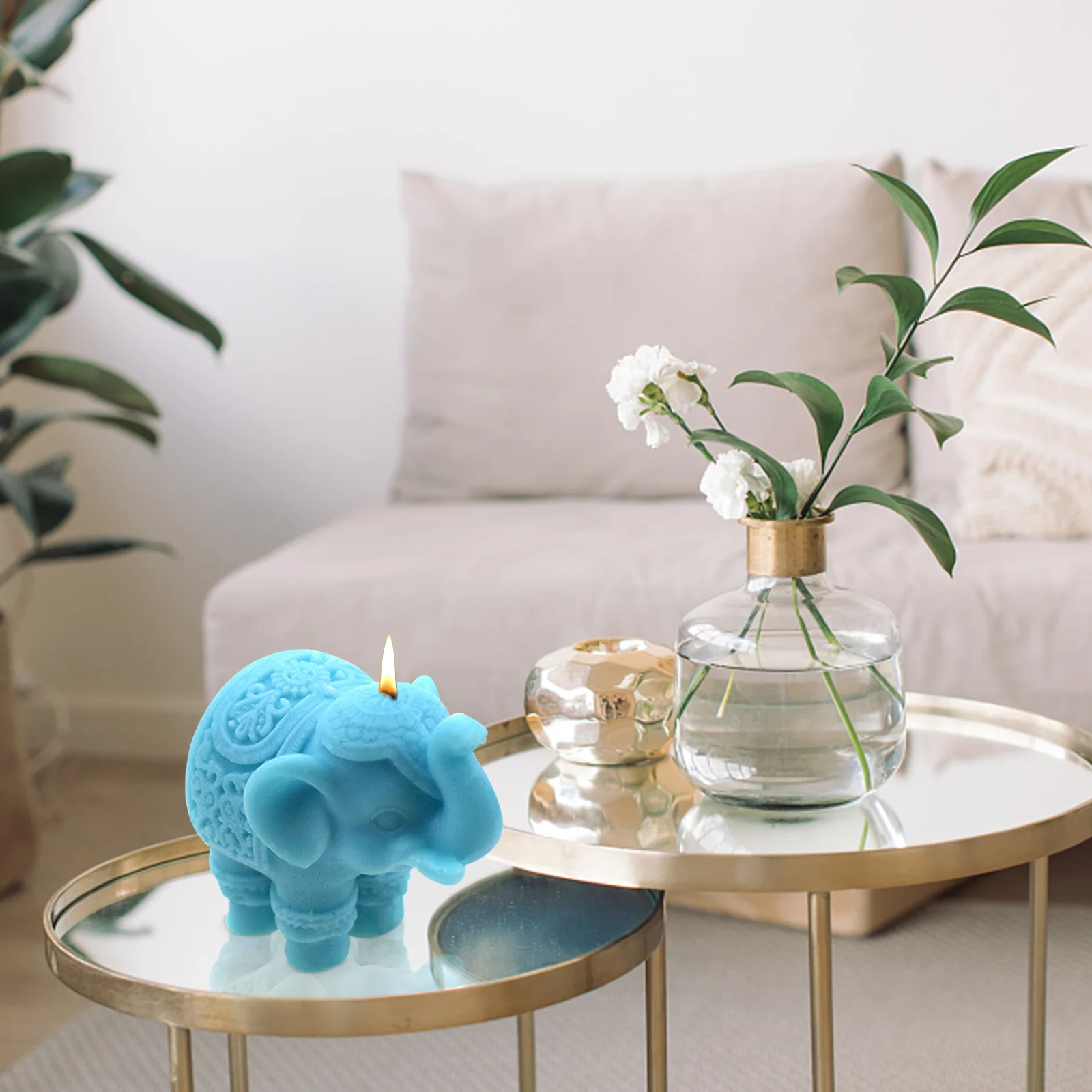 

Elephant Resin Molds Tray Epoxy Molds for Silicone Casting Resin Jewelry Storage for Home Holiday Party Decoration