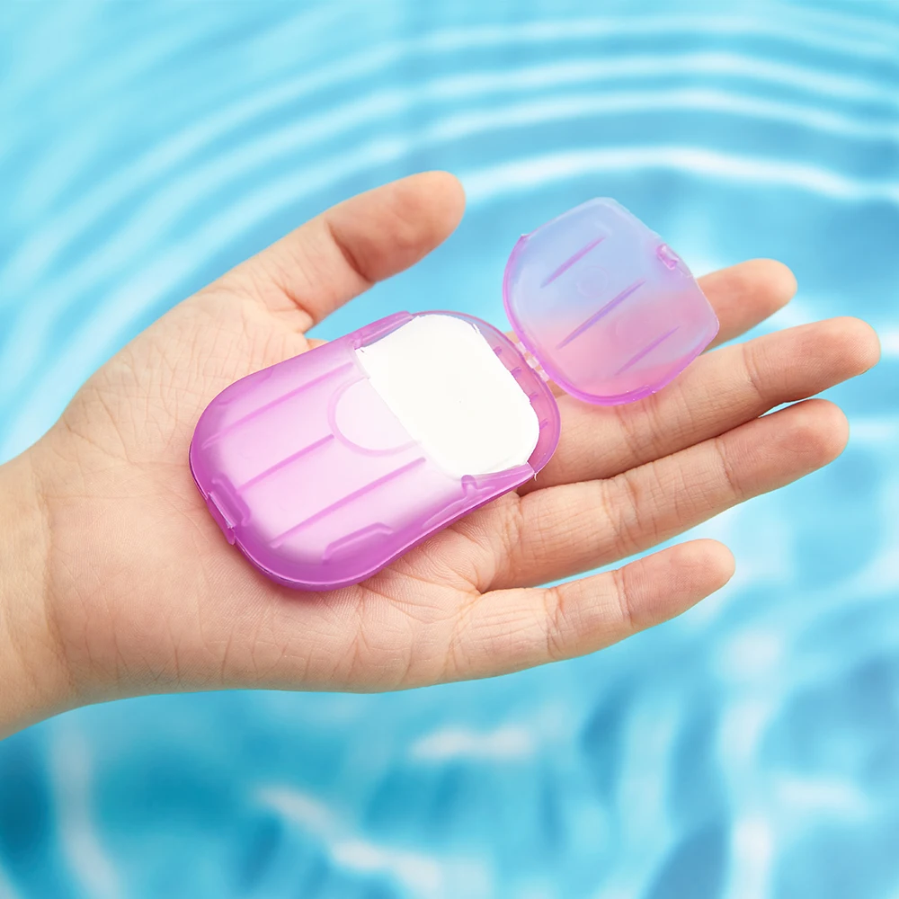 Дезинфицирующее мыло бумага для ванной мини-бумага чистки легкая стирка рук