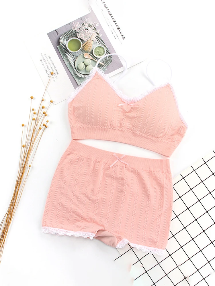 Комплект кружевного нижнего белья для мальчиков простое женское белье