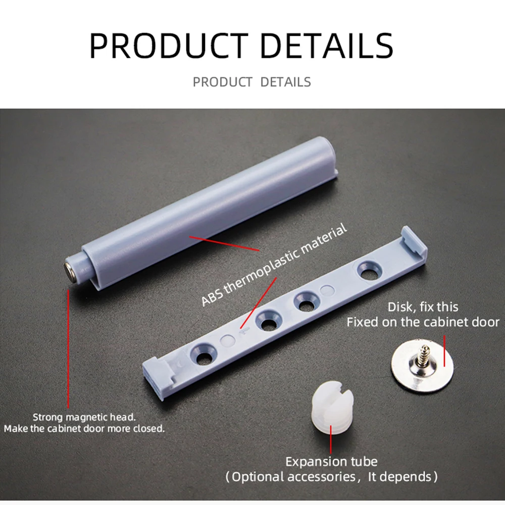 4 шт. прочный магнитный переключатель для двери шкафа |