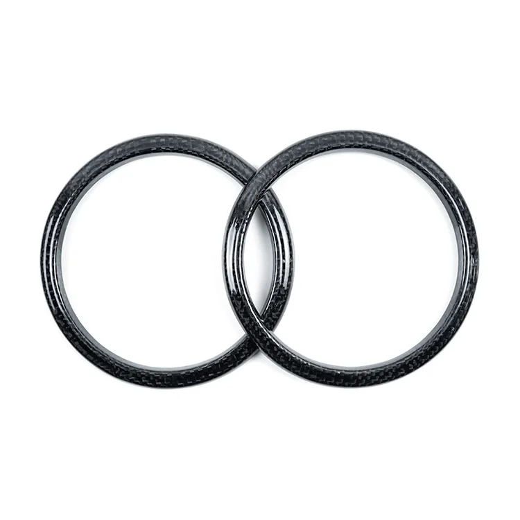 Отделка салона автомобиля настоящая сотовая рамка из углеродного волокна для