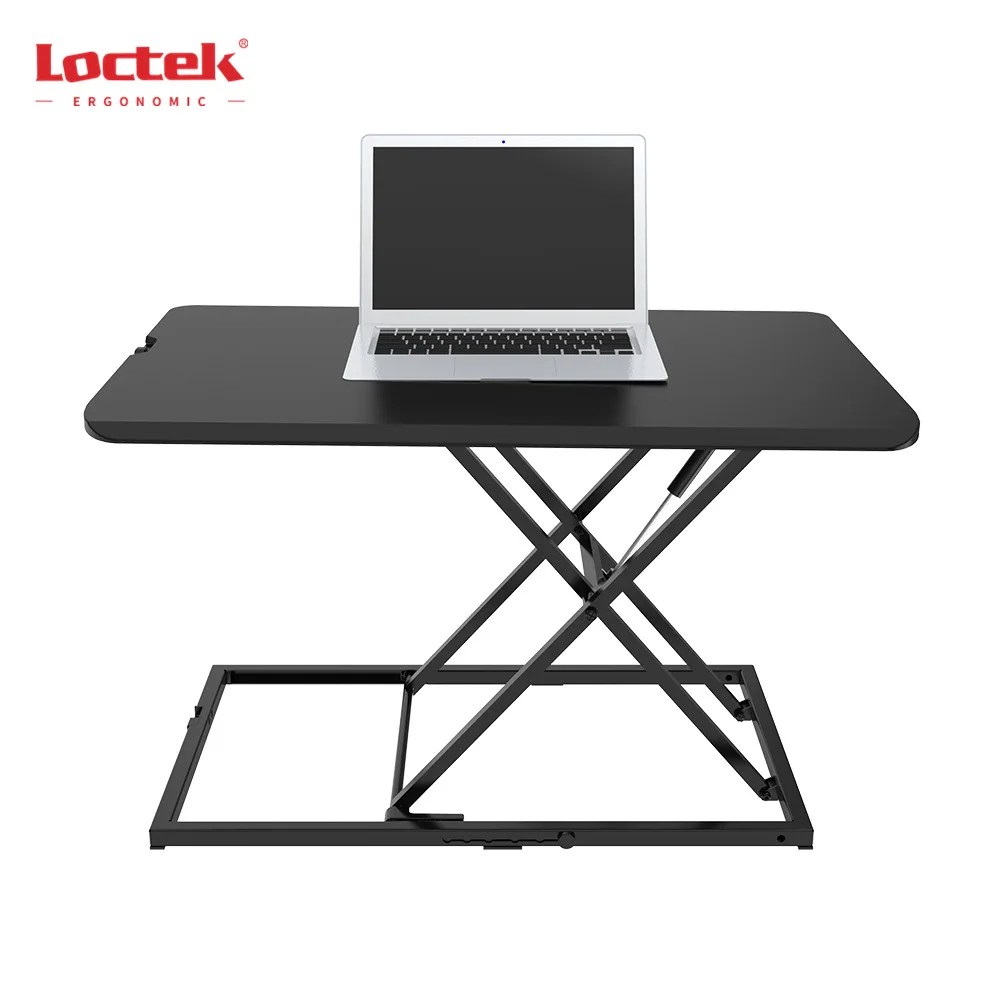 

Ergonomic Height Adjustable Ultra Slim sit Stand Smart Laptop Desk Converter Riser on table Loctek MT203M