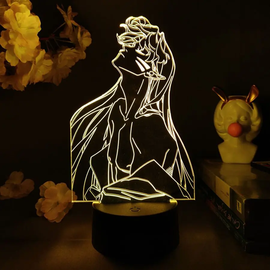 

Anime Led Light Inuyasha Sesshomaru for Kids Bedroom Decor Night Light Brithday Gift Manga Inuyasha Room Desk 3d Lamp Acrylic