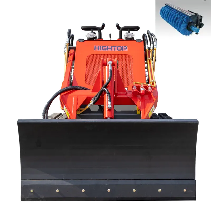 

Construction Machinery Tracked Skid Steer Loader Mini Machine For Sale
