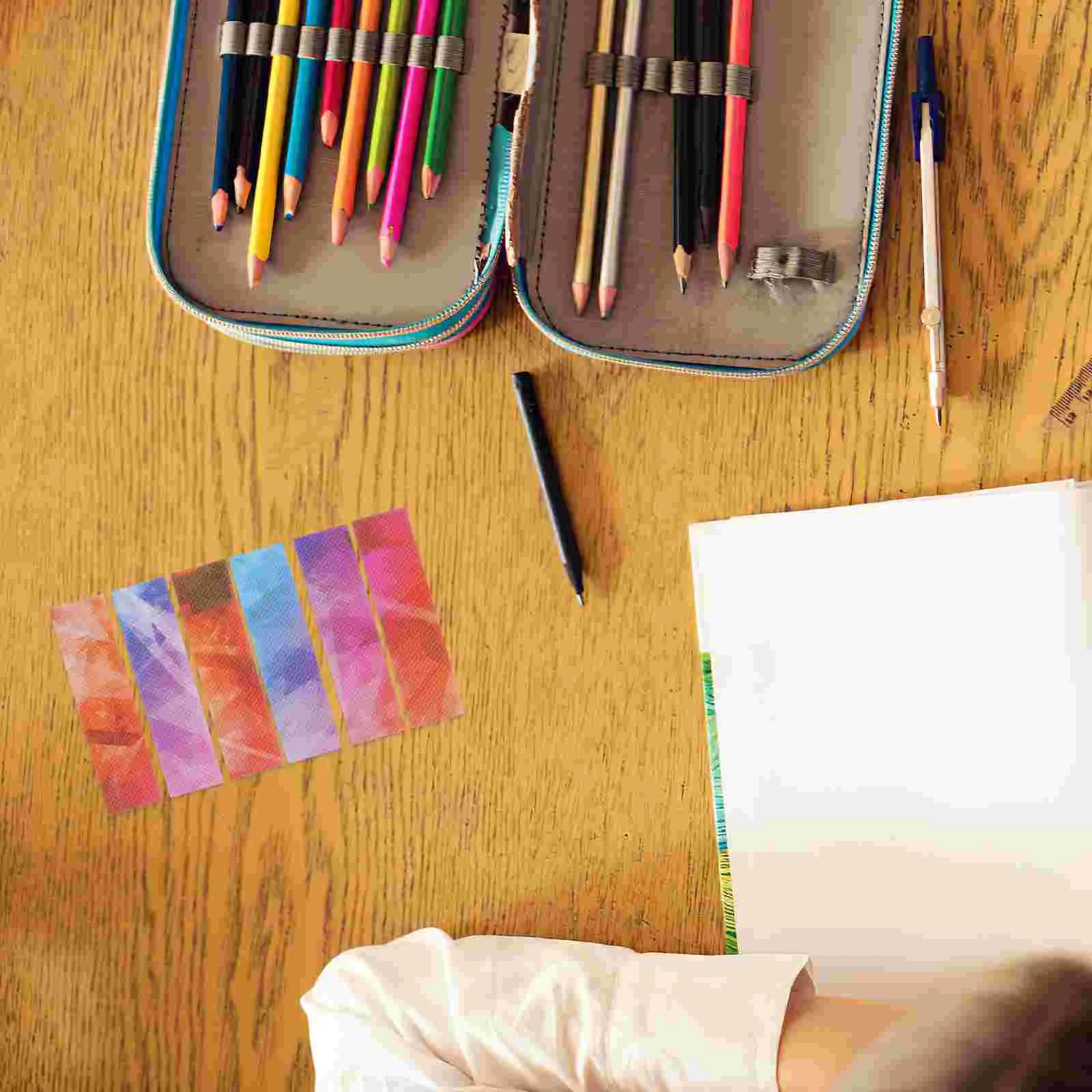 

Sensory Strips Stickers Calm Calming Decals Adhesive Reducing Relieve Pressure Textured Desk Toys Tactile Adhesives Tool