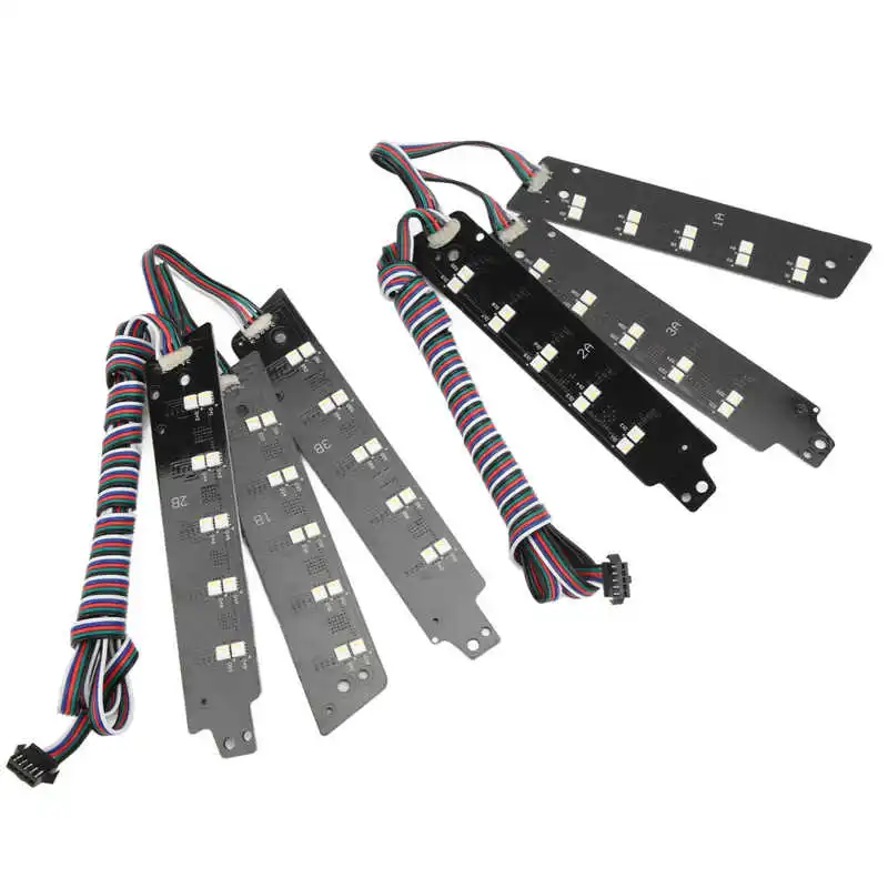 Разноцветные светодиодные фары RGB DRL комплект ангельские глазки замена