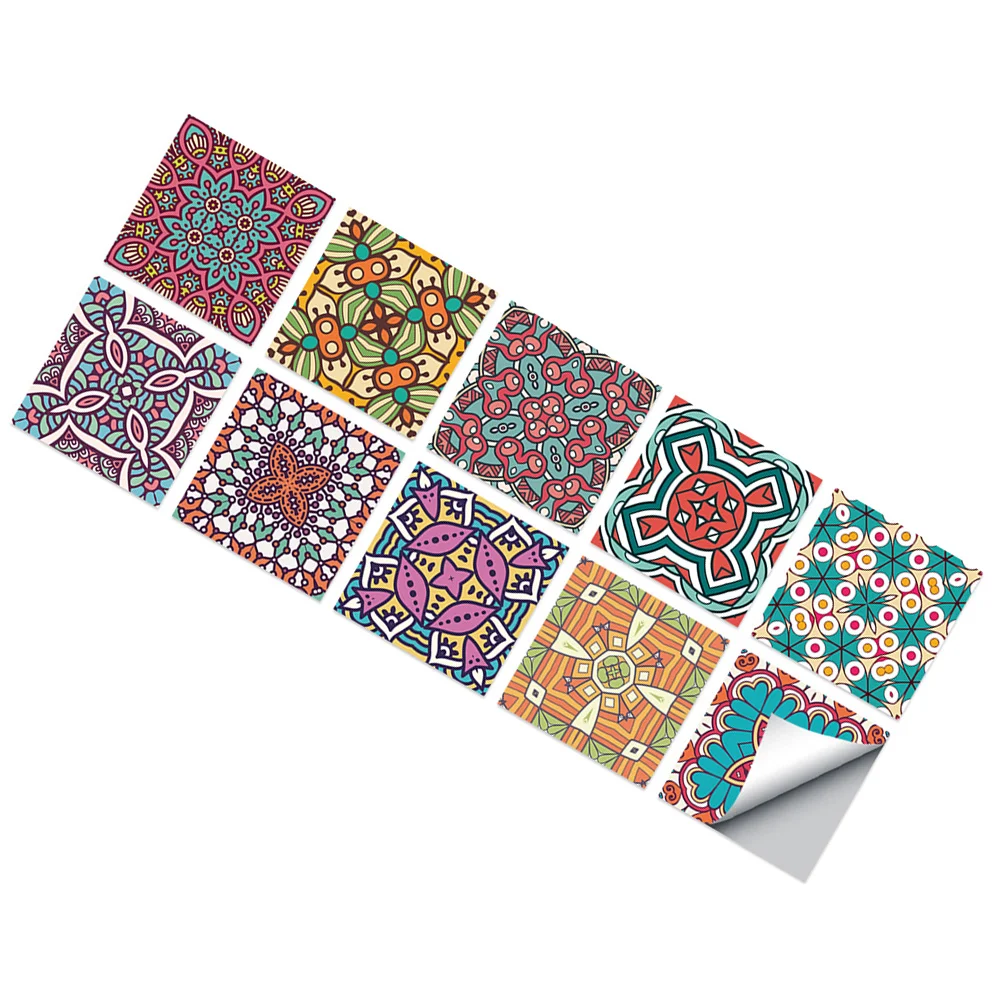 

Wall Sticker Floor Stickers Bathroom Peel Paste Decals Kitchen Backsplash Wallpaper Tile