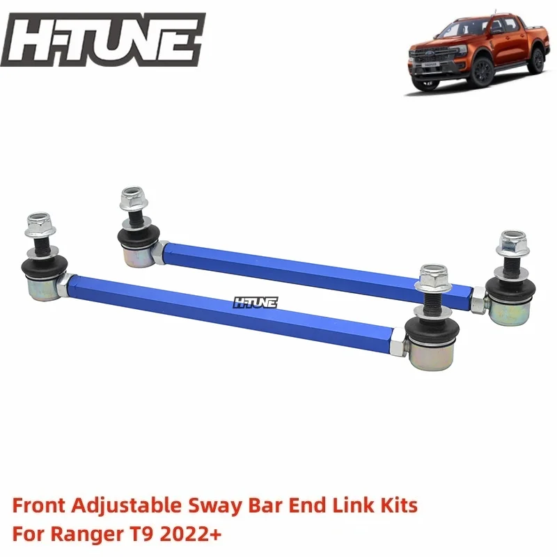 

Передний шаровой шарнир 14 мм, регулируемый сверхмощный комплект концевых звеньев стабилизатора поперечной устойчивости для Ranger T9 2022+, оригинальное использование автомобиля