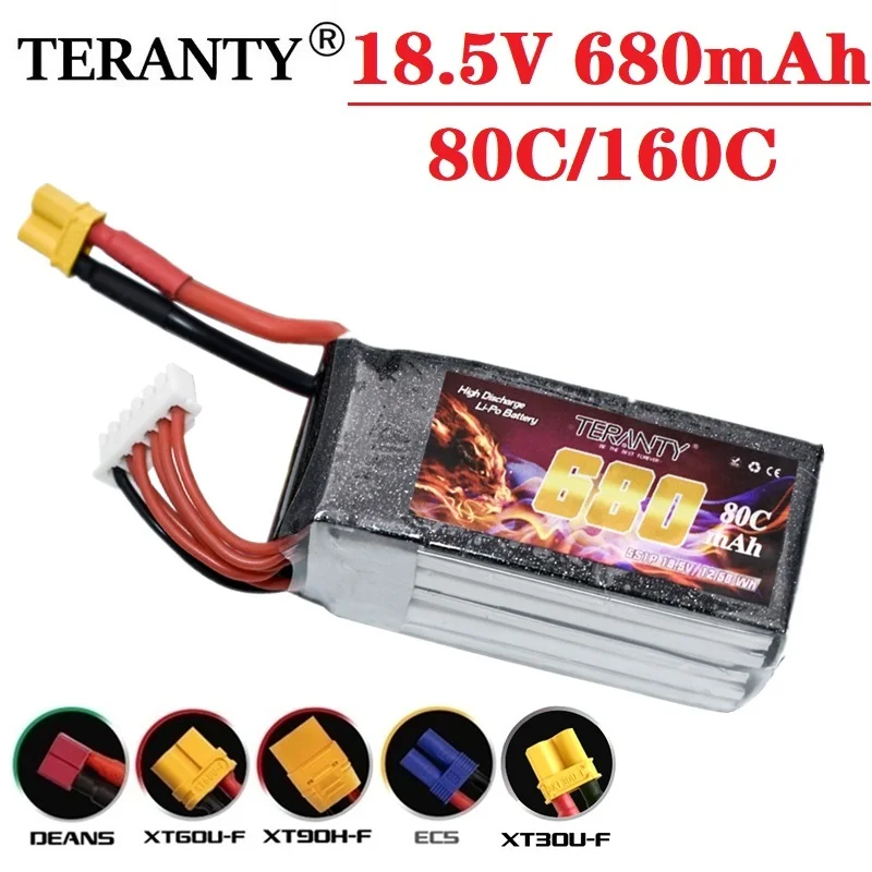

Оригинальный 5S TREANTY 18,5 V 80C/160C 680mAh Lipo аккумулятор XT30/XT60 разъем для Lizard95 FPV Racer Racing Multirotor Quadcopter Запчасти