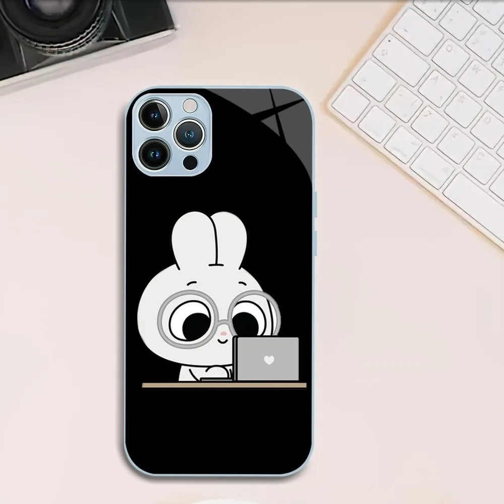 Милый мультяшный чехол K-Kkamang для телефона iphone из закаленного стекла 11 14 12 13 Mini Pro