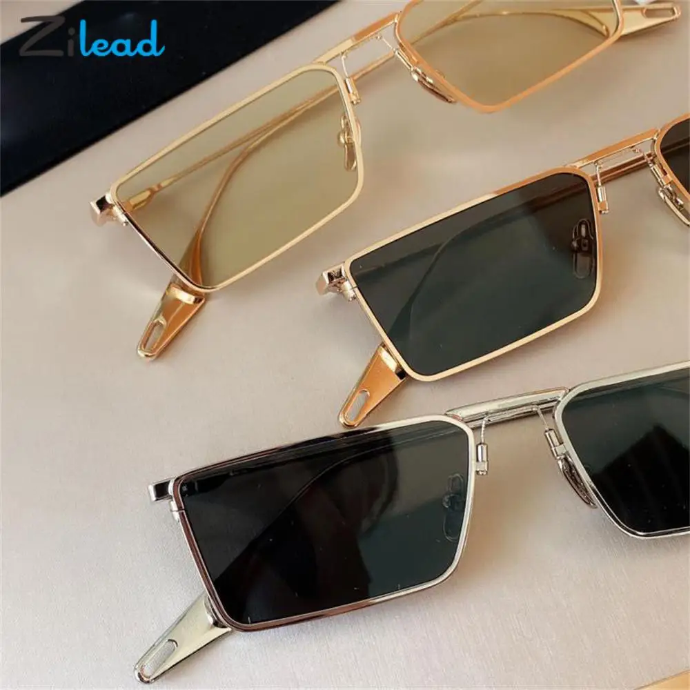 

Zilead Women Sunglasses Lady Luxury Vintage Steampunk Metal Color Sun Glasses UV400 Summer Beach Outdoor Shades Eyeglasses Gafas