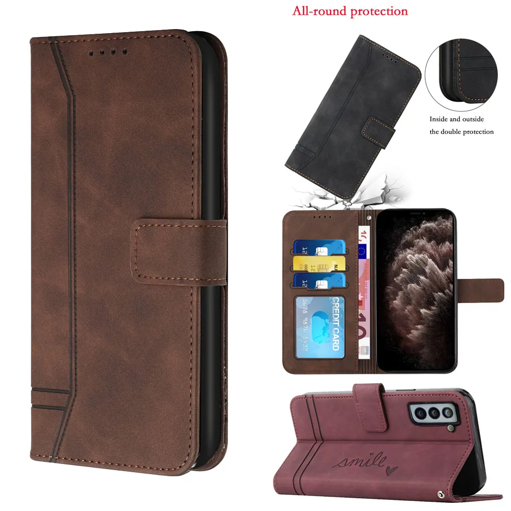 

For Samsung Galaxy S22 Чехол для Magnetic Wallet Cases Book Flip Cover Phone Coque Fundas Capa For Samsung S23