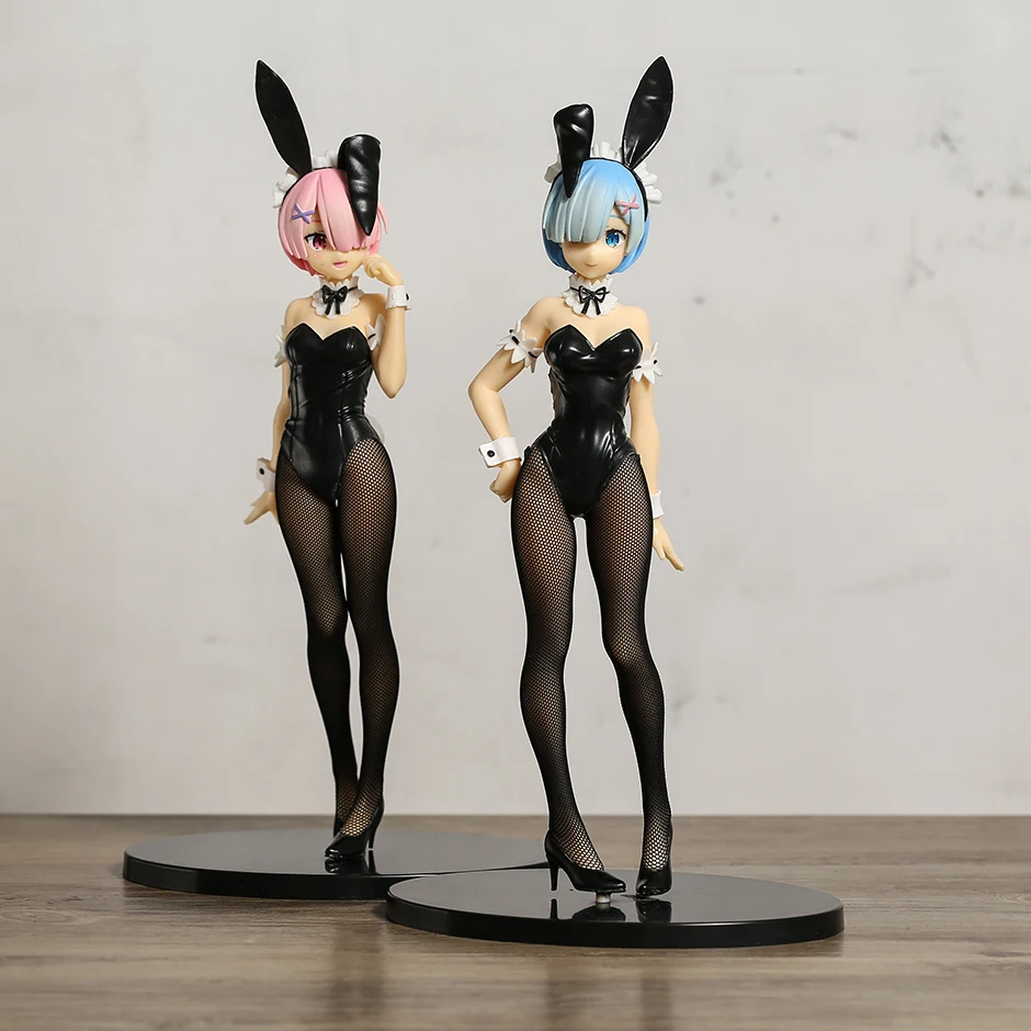 

Re:Zero Starting Life in Another World Rem Ram BiCute Bunnies Model Figure Doll Decoration Toys Hobbies Holiday Gift