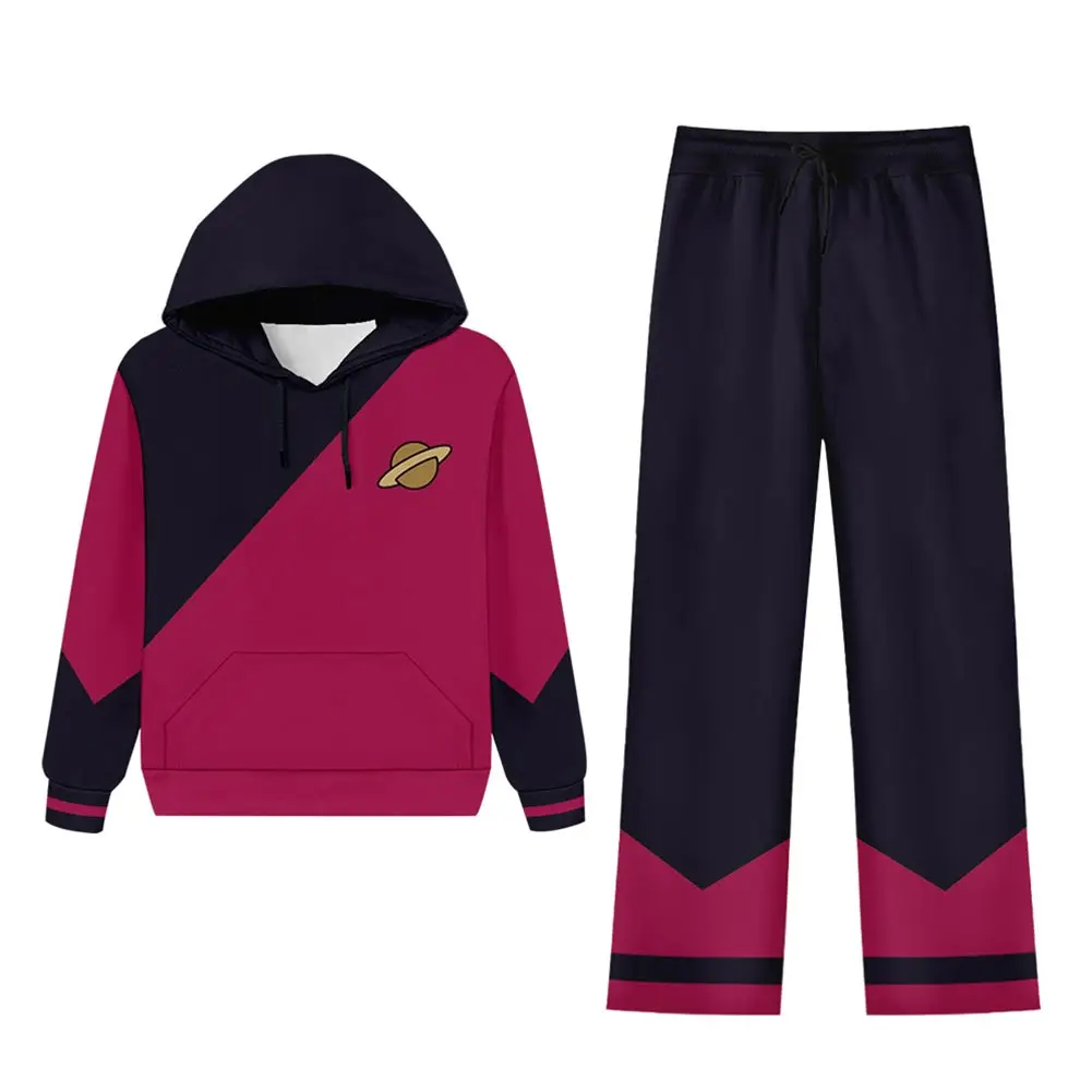 

Толстовка с капюшоном для косплея дома с изображением совы, костюм Портера Аугуста, топ, штаны, мужской и женский полный комплект, наряды, костюм для Хэллоуина, карнавала, маскировки