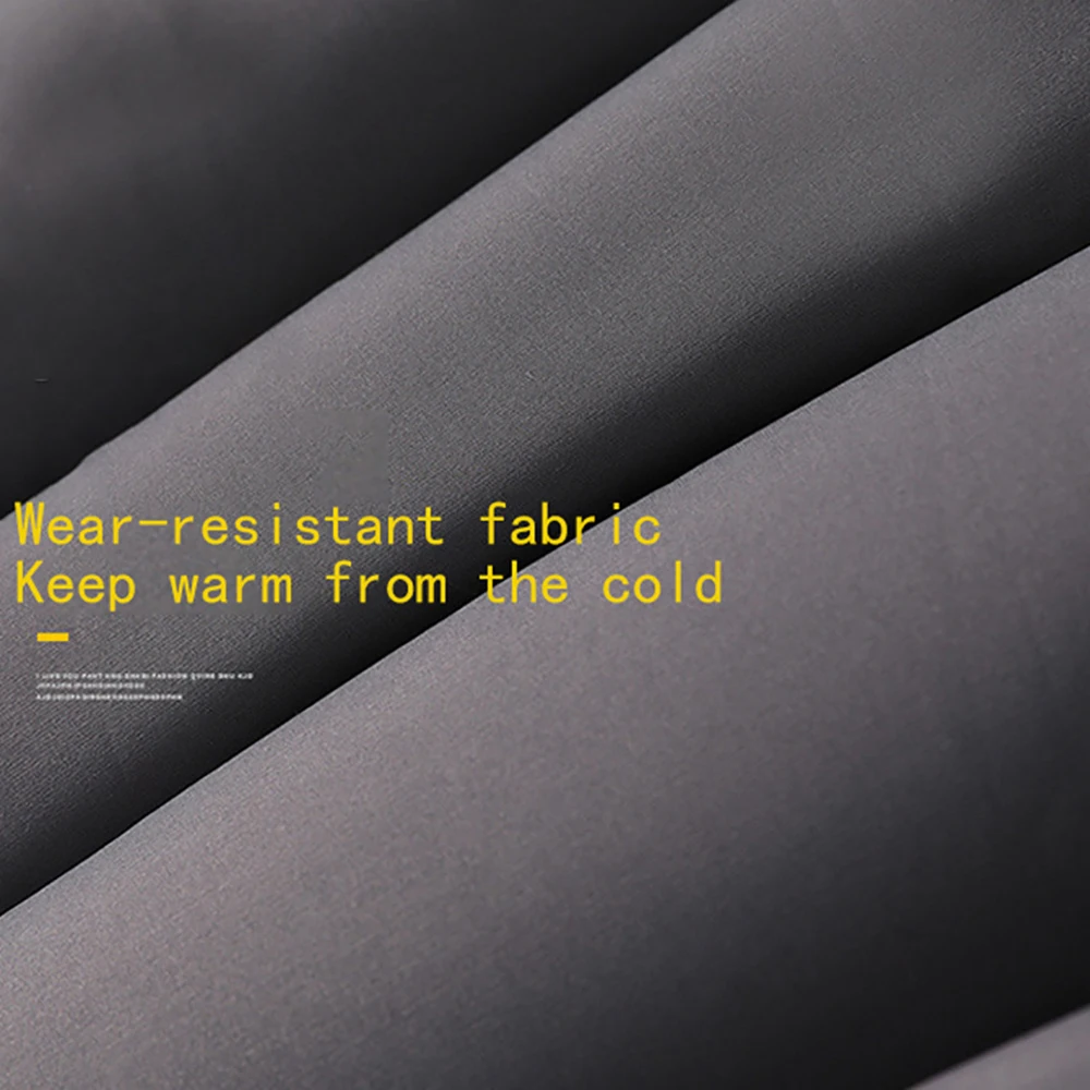 2022 New Thick Winter Men Casual Parkas Hoodie Solid Color Zipper Warm Korean Style Fitness Fashion Men's Coat Cotton Winter Men