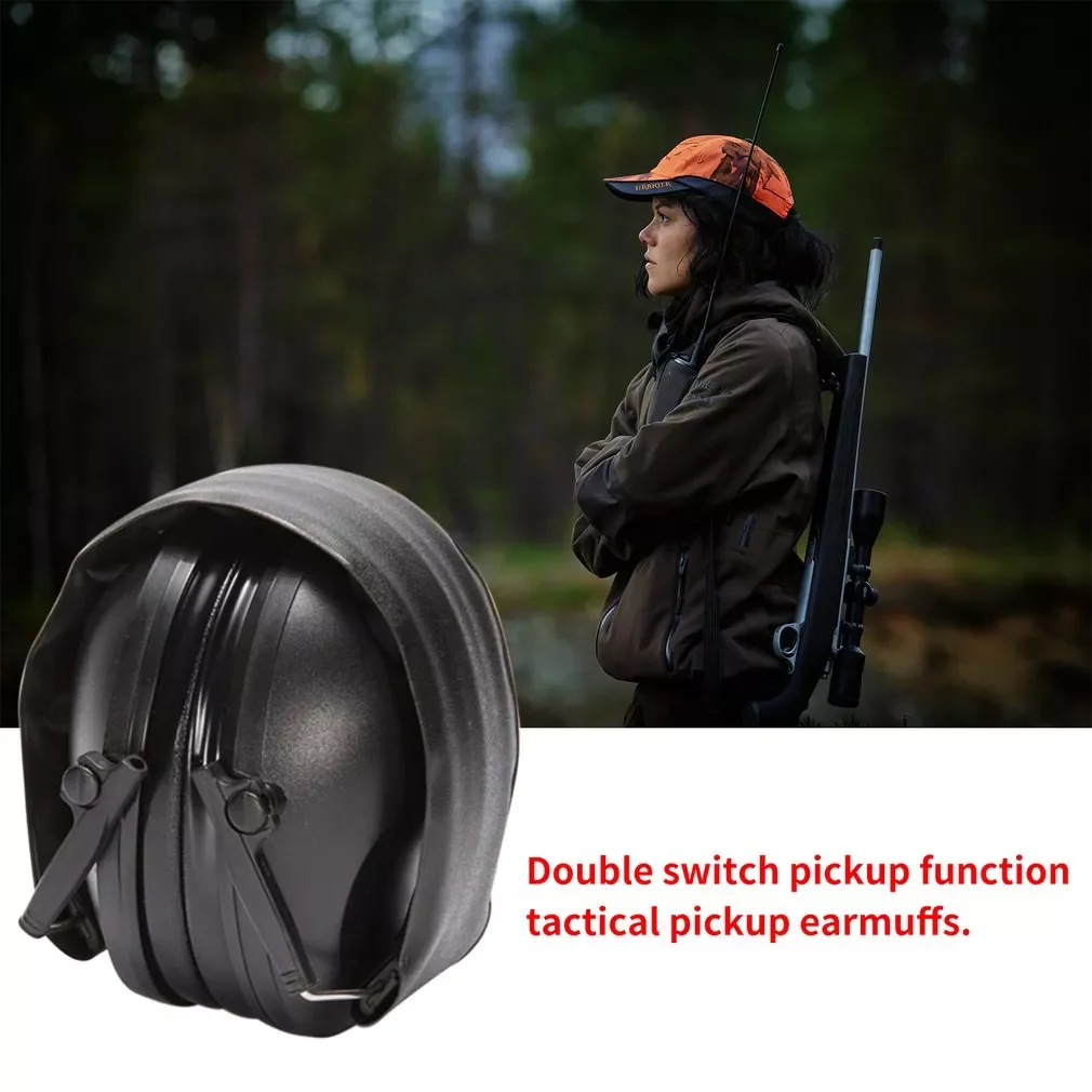 

Tactical Headset Hearing Ear Protection 21dB Muffs Military Earmuffs Shooting Ear Protectors Hunting Noise Reduction Soundproof