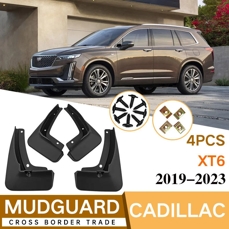 

Mud Flaps For Cadillac XT6 2019-2023 Splash Guards Fender MudFlaps Front Rear Mudguards Car Accessories