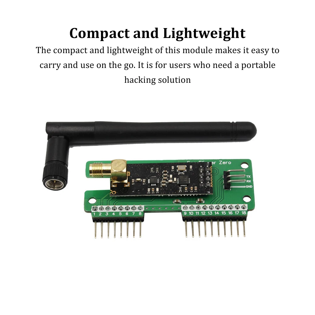 Возможность снупа с портативным модулем мыши CC1101 для Flipper Zero NRF24