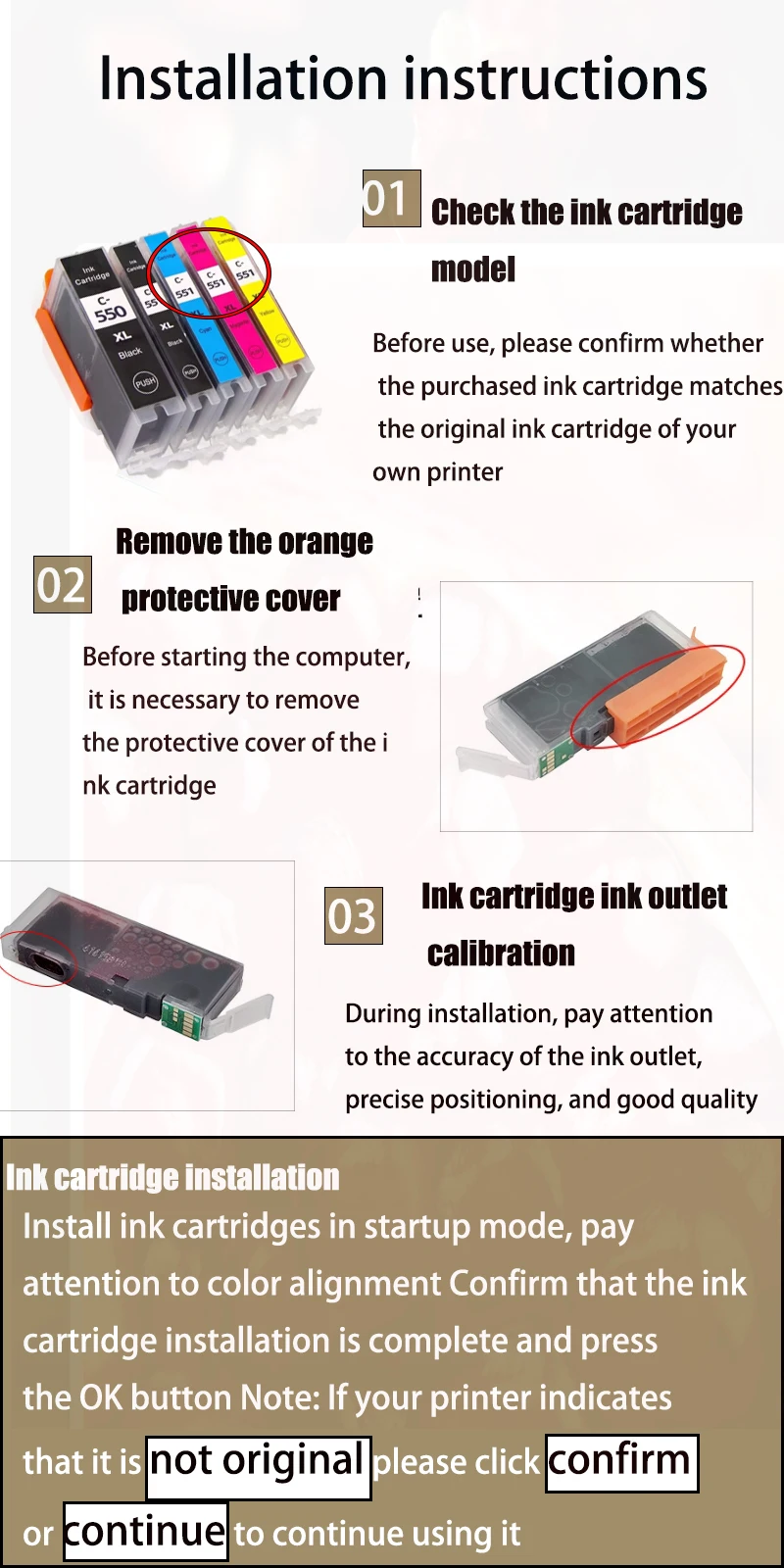 Совместимый картридж Vliaxh PGI550XL pgi 550 cli-551 XL PGI550 CLI551 для Canon PIXMA IP7250 MG5450 MX925 MG5550 6450 5650