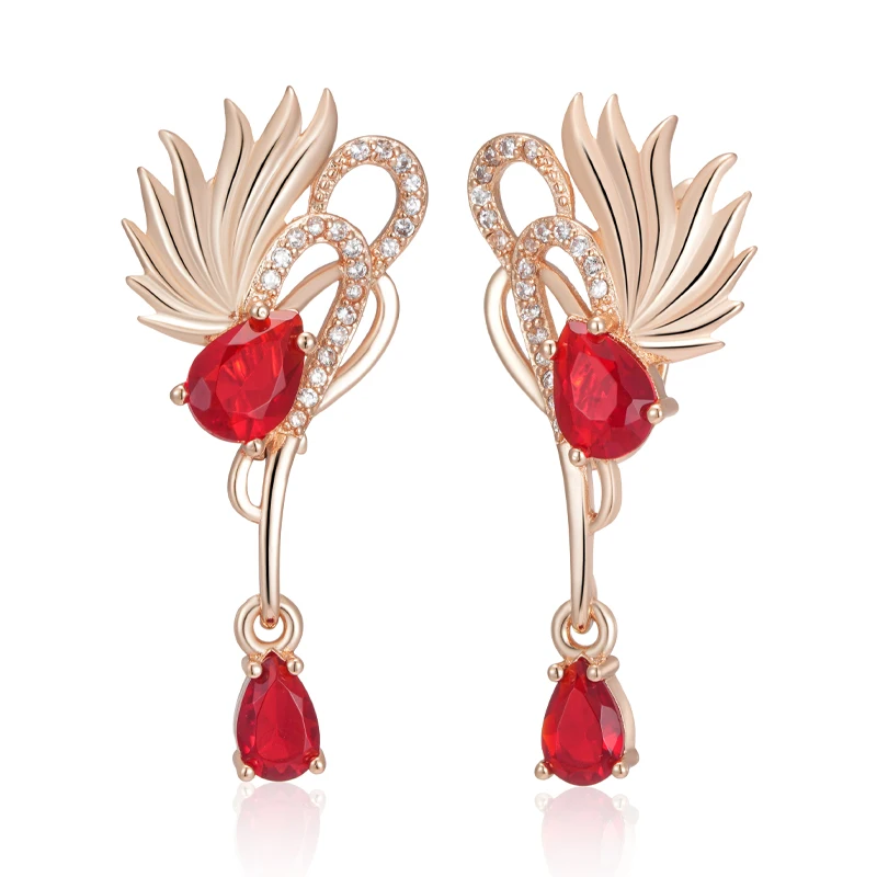 Женские серьги-подвески Kinel