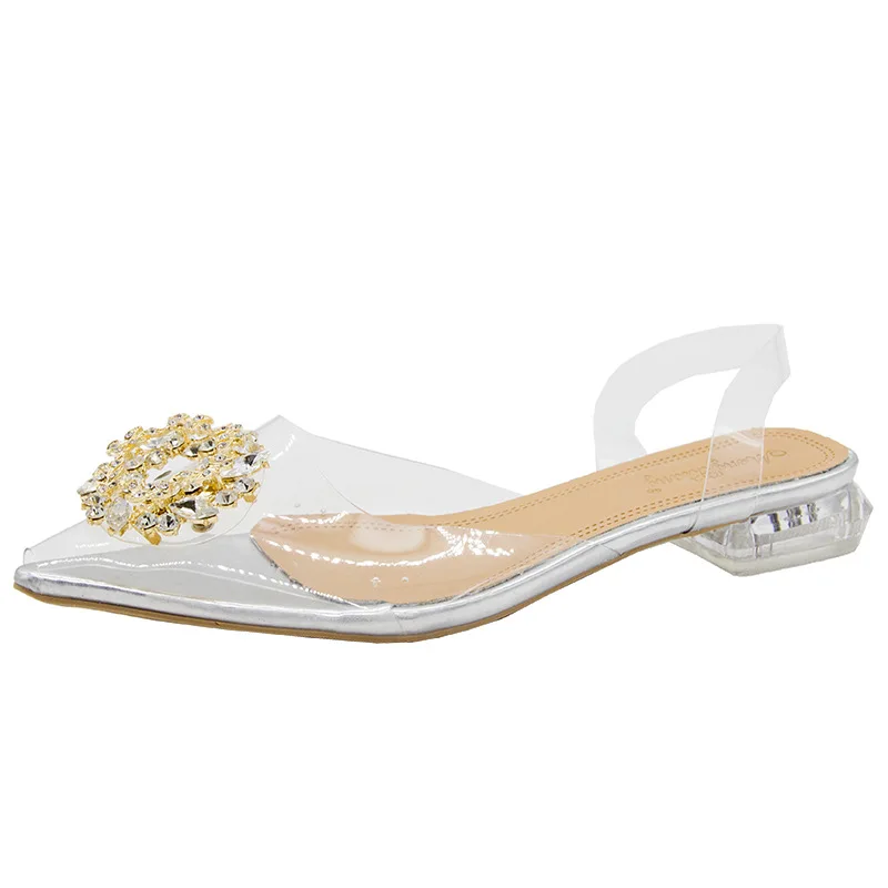 

Moipheng Sandals Women's 2022 New Summer Flat Shoes Women's Flat Shoes Women's Fish Toe Sandals Women's Sandals Transparent