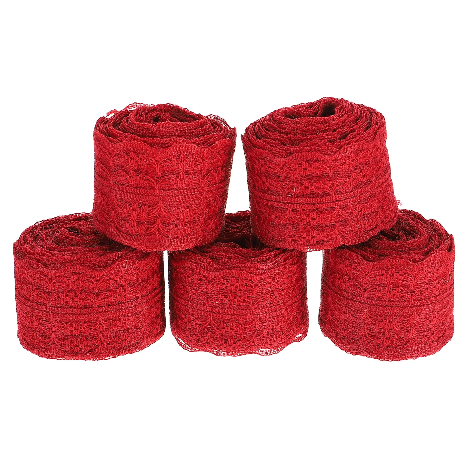 

Lace Ribbon Trimsewing Dress Crochet Floral Wedding Gift Wrapping Diy Embroidered Ribbons Embroidery Making Fabric Bouquet