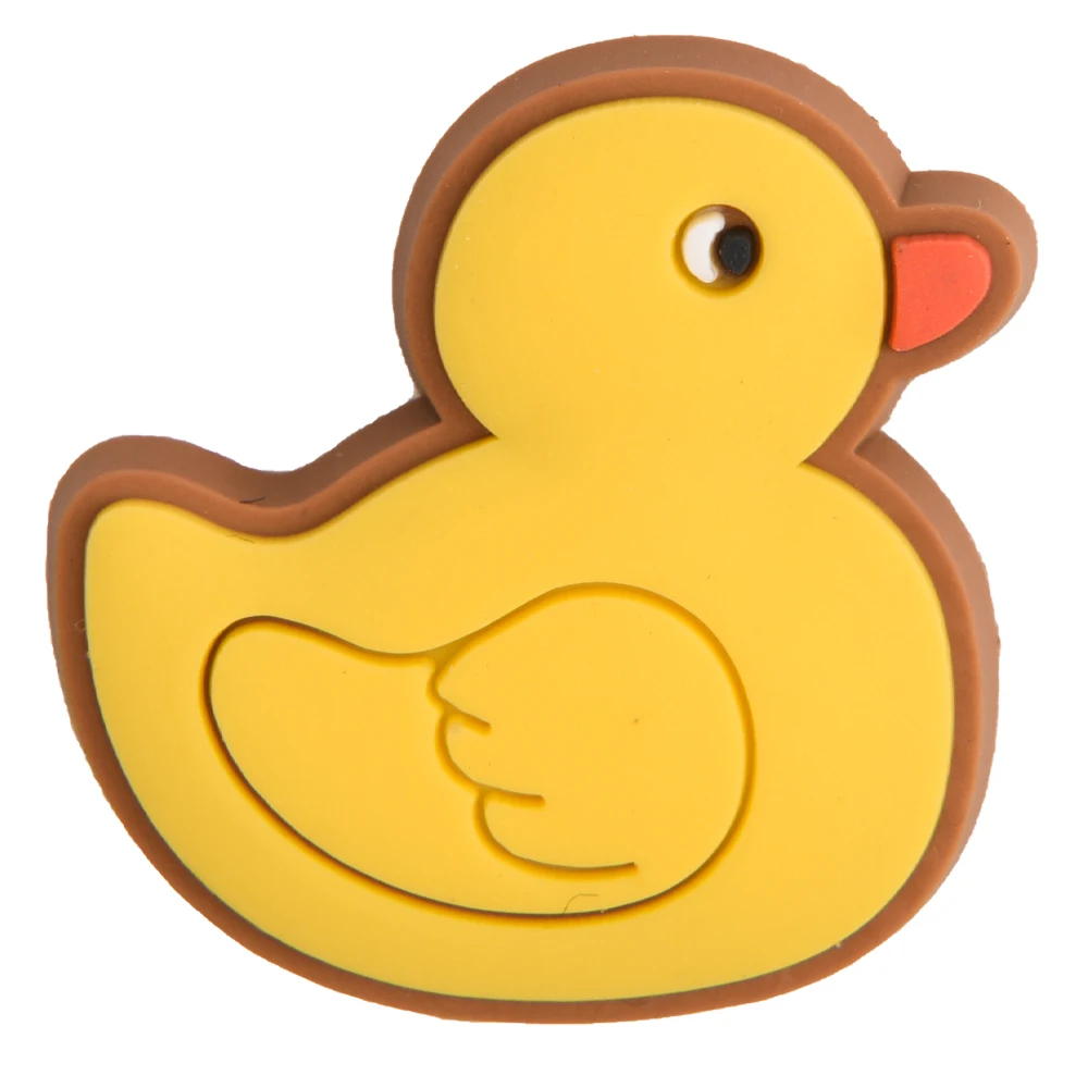 Single Sale PVC Cartoon Animal Croc Charms Dog Chick Duck Snail Garden Shoe Accessories Wristband Decoration Kids Gifts