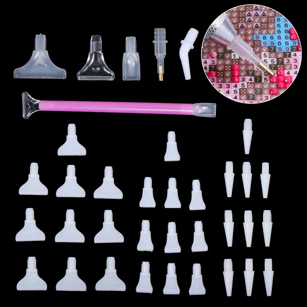 

5/10Pcs DIY 5D Diamond Painting Point Drill Pen Embroidery Crafts Diamond Painting Pen Cross Stitch Accessories