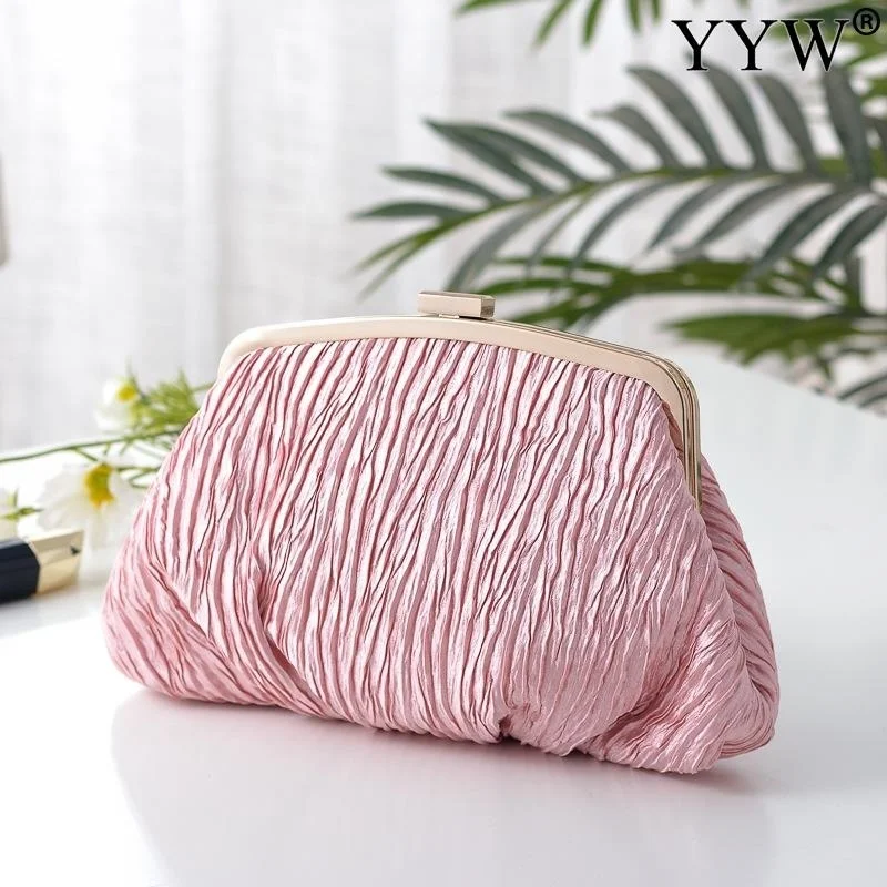 

Luxury Women Silk Clutch Bag Evening Bag Satin Elegant 2023 Design Exquisite For Ladies Wedding Party Women Mini Wallet Handbag