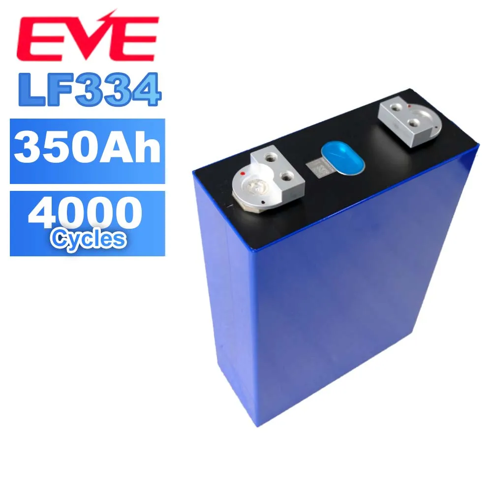 Фото Предзаказ в ЕС: Новые призматические элементы LiFePO4 EVE 3.2V 334Ач LF334 с двойными выводами, класс A, с клеммами, доставка DDP. №3