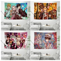 anime toilet bound hanako kun diy wall tapestry for living room home dorm decor japanese tapestry