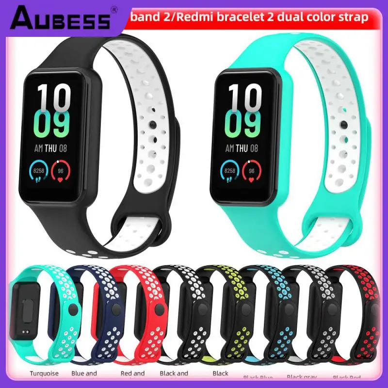 

5.5-8.7 Inches Strap For Redmi Band2 Easy Installation Watchstrap For Redmi Band 2 Breathable Portable Silicone Watchband