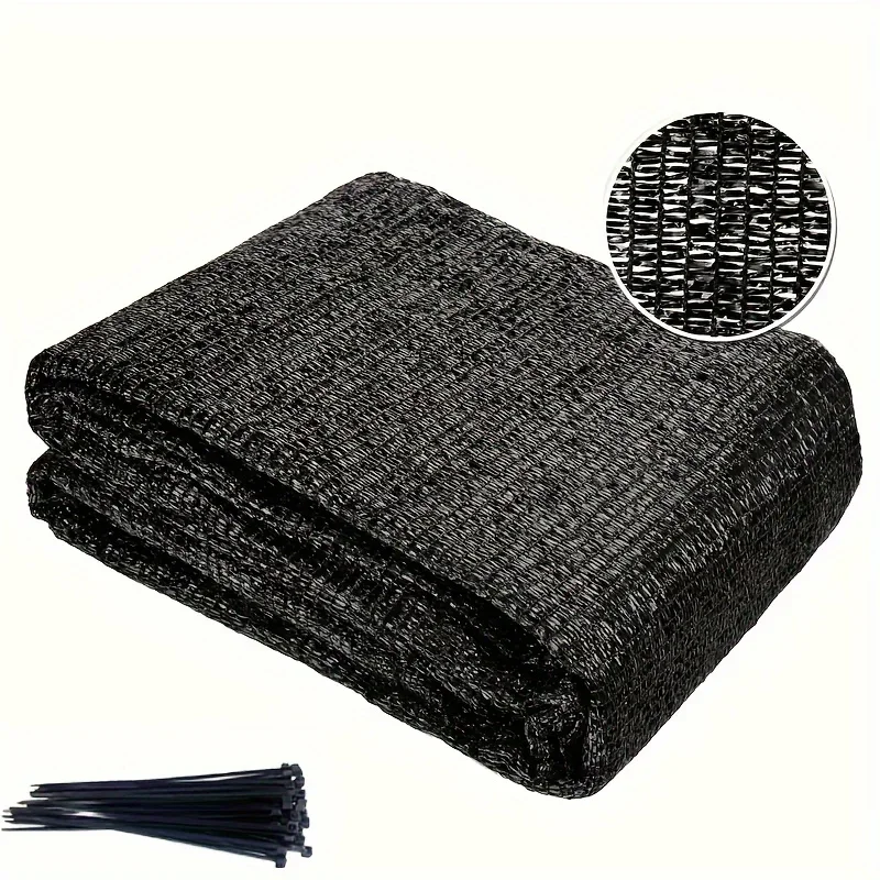 

Черная тенёвая сетка из олефина для растений