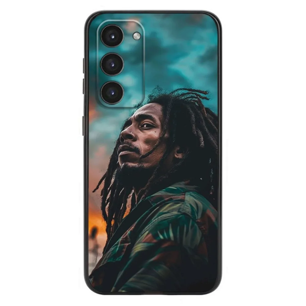 Фото Чехол для телефона Rapper B-Bob M-Marely, силиконовый чехол для Samsung Galaxy A20, A21s, A22, A31, A32, A52, A53, A72, 73, A80, A91, мягкий черный чехол №3