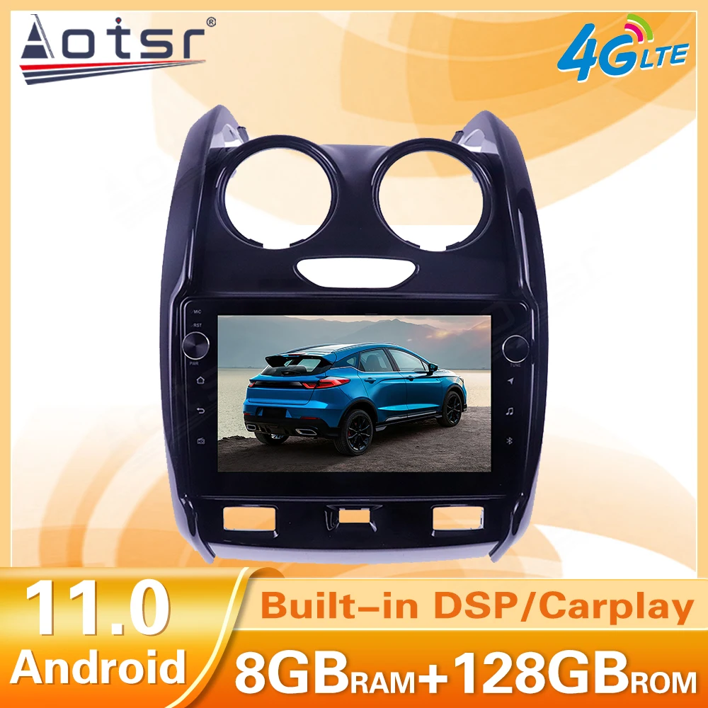 

Android экран для Renault Duster 2013-2018 автомобильное радио с Bluetooth приемником Carplay центральный мультимедийный плеер стерео головное устройство