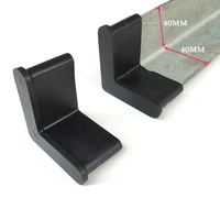 4pcs rubber triangle iron foot cover pad storage shelf feet floor protecter anti scratch furniture table chair leg end cap socks